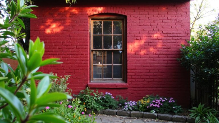 22 Bold Painted Red Brick Exterior Transformations That Impress impressive red brick transformations