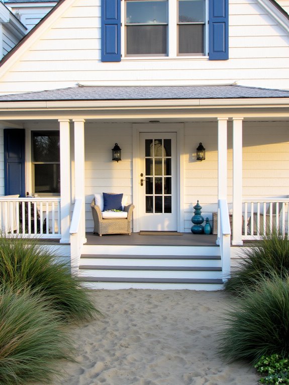 inviting coastal lighting ambiance