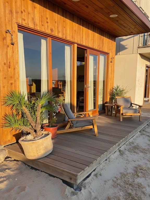 inviting open wood spaces