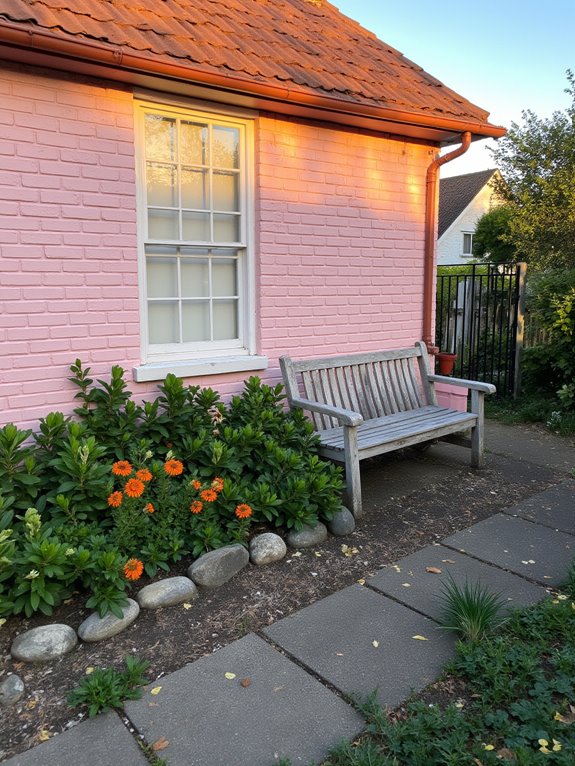 inviting pastel pink homes