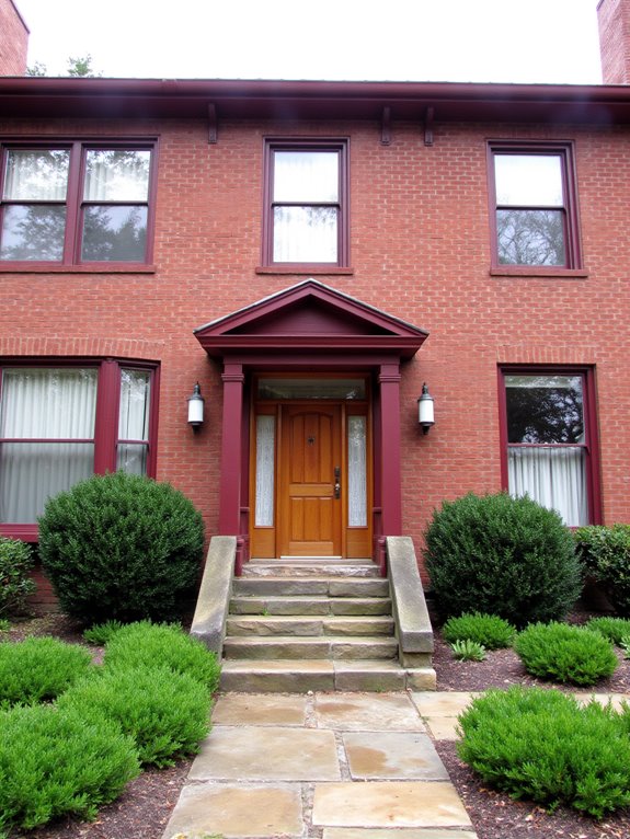 luxury burgundy trim appeal