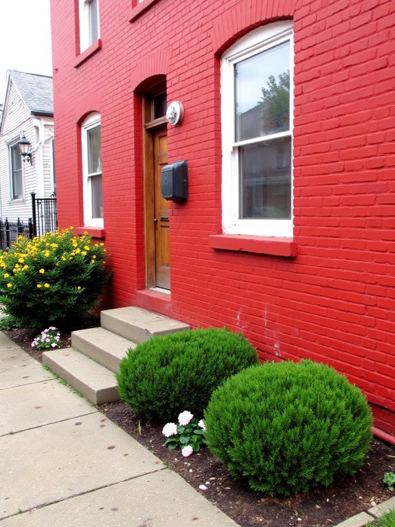 maintain vibrant red brick