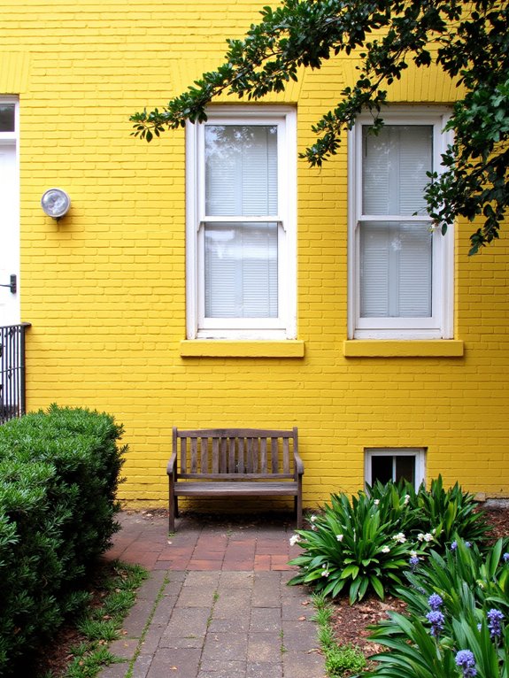 maintain vibrant yellow brick