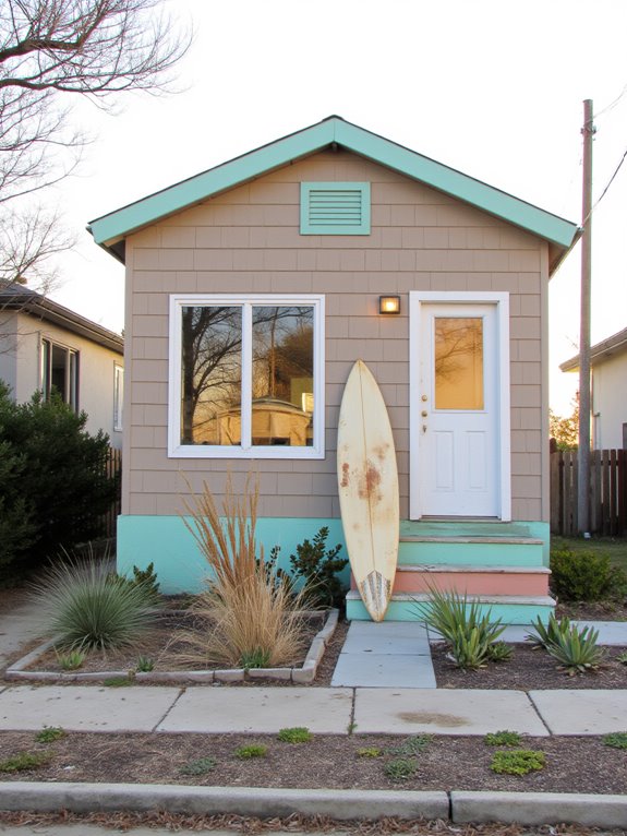 mid century modern coastal elegance