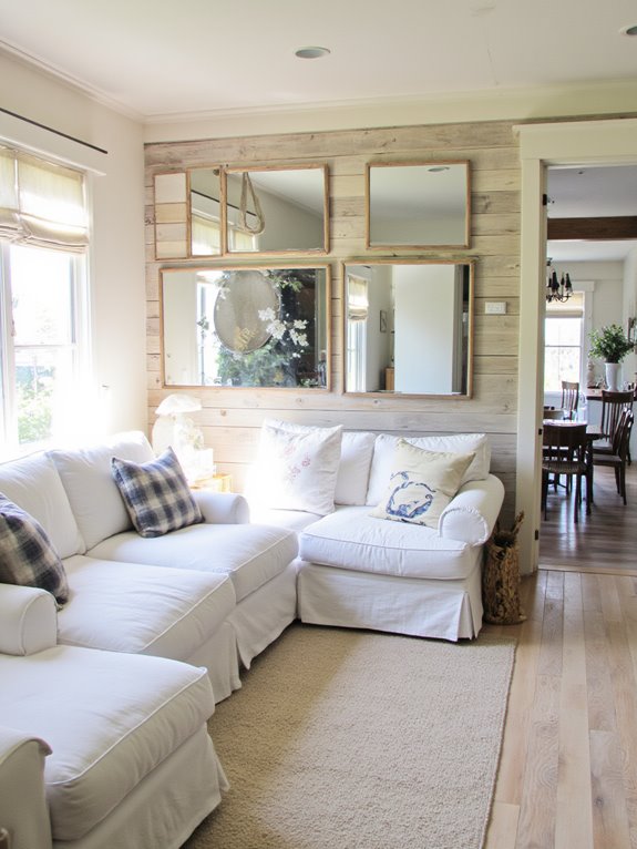 mirrors reflect light beautifully