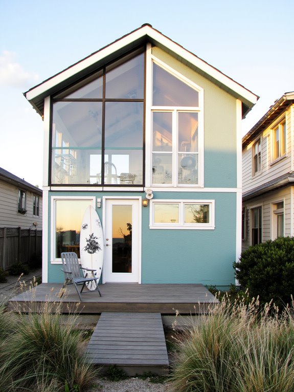 modern glass and steel design