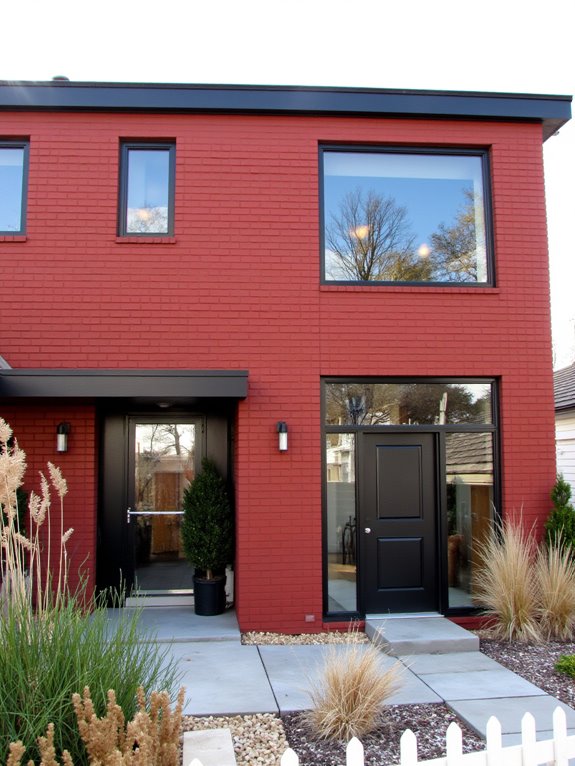 modern red brick aesthetics