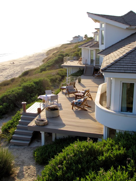 multi level outdoor relaxation areas