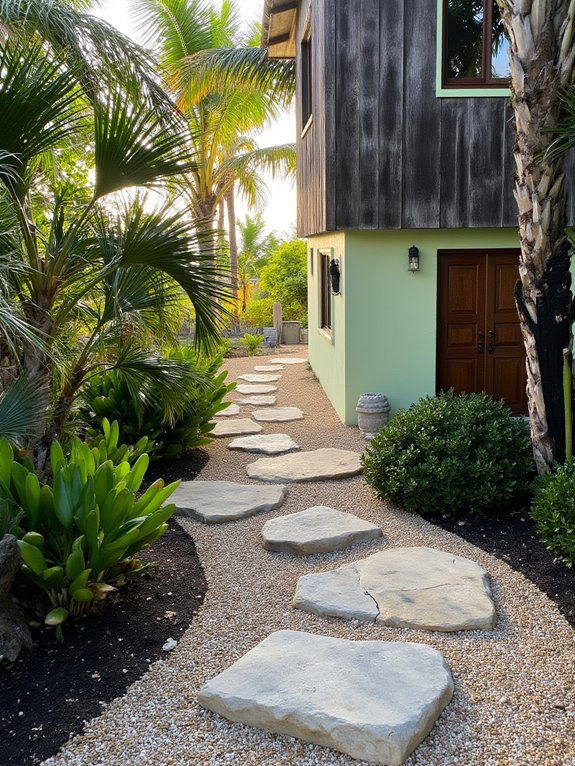 natural stone pathway charm