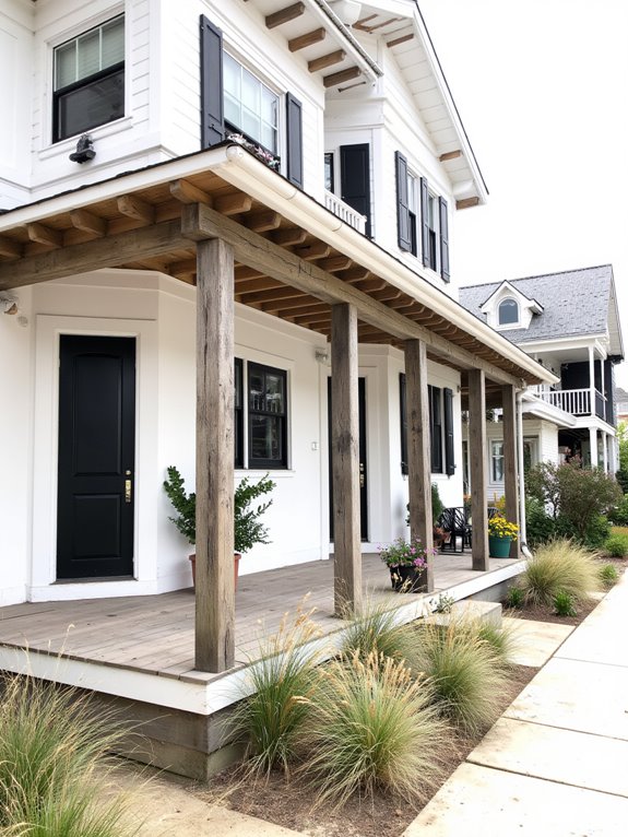 natural wood beach accents