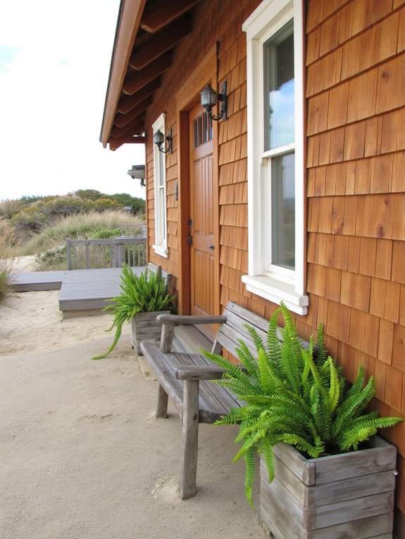 natural wood beach decor