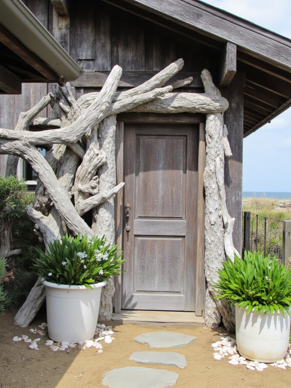 nature inspired inviting entryway