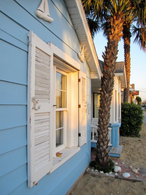 nautical shutters enhance charm