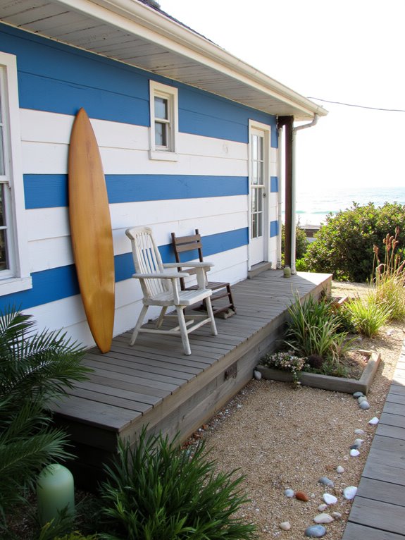 nautical stripes for coastal charm