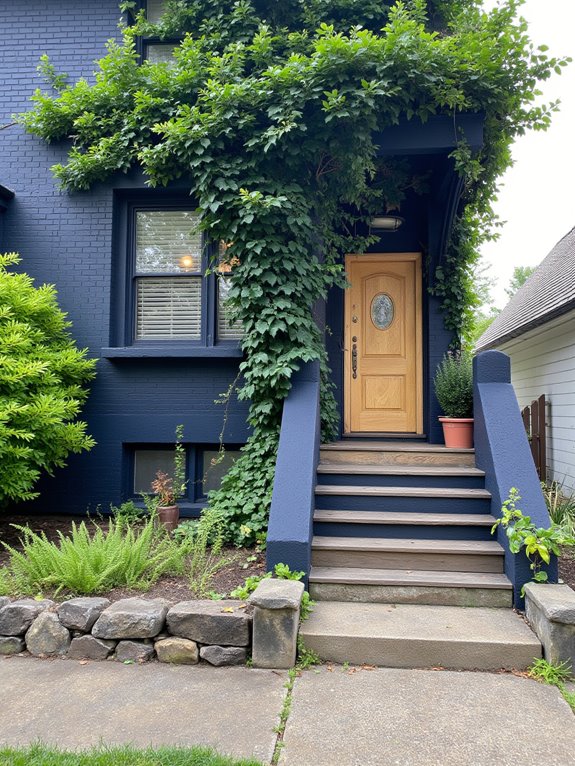 navy and natural harmony