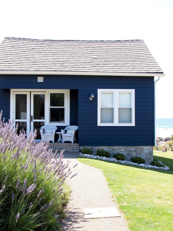 navy blue coastal charm