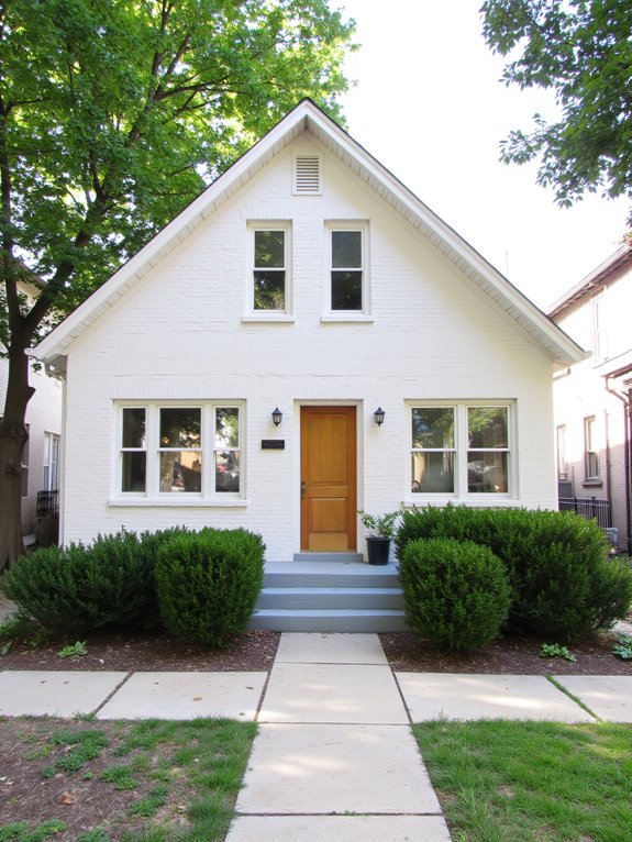 neutral brick minimalist elegance