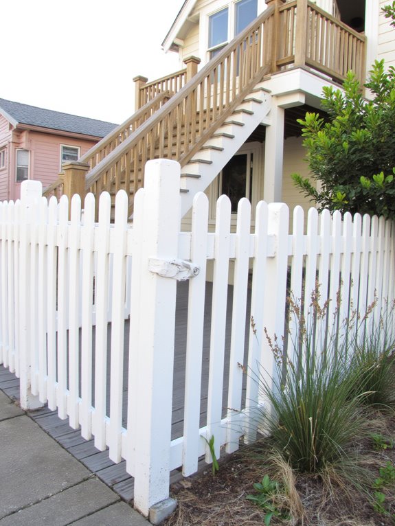 nostalgic coastal charm fences