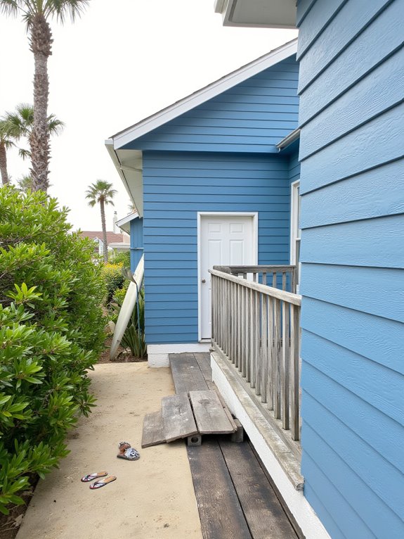 ocean blue creates tranquility