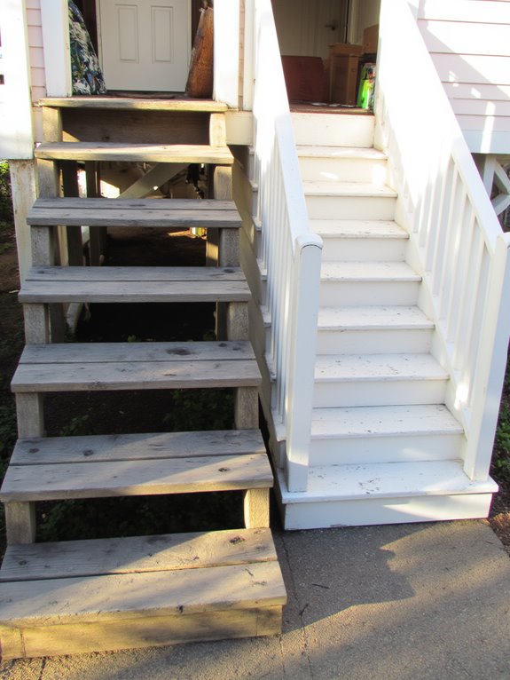 open vs closed stairs