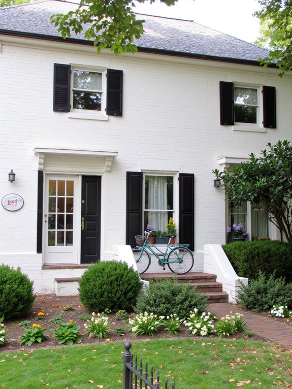 painted brick enhances value