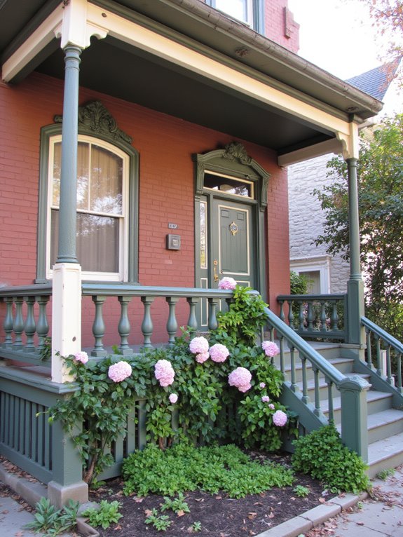 painted brick exterior transformation