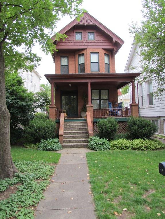 painted brick modern aesthetics