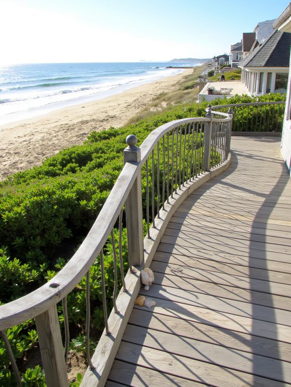 personalized beach house railings
