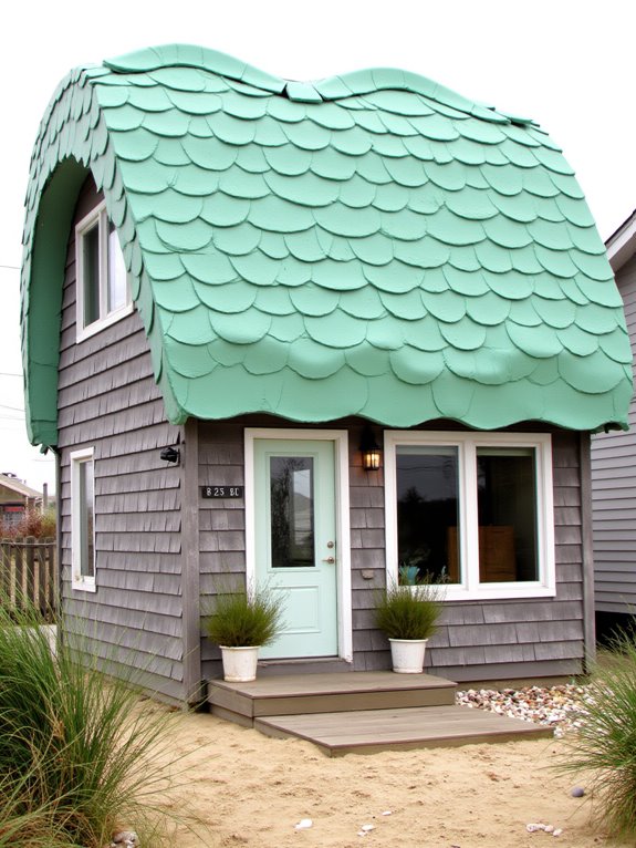 playful coastal roof designs