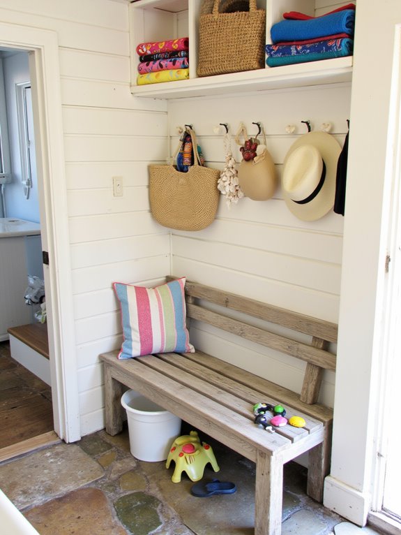 practical beach gear storage