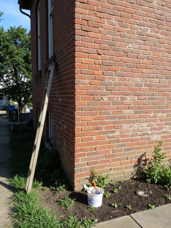 prepare brick for painting