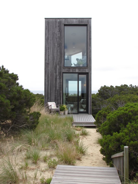 privacy through strategic landscaping