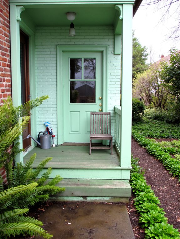 refreshing mint green exteriors