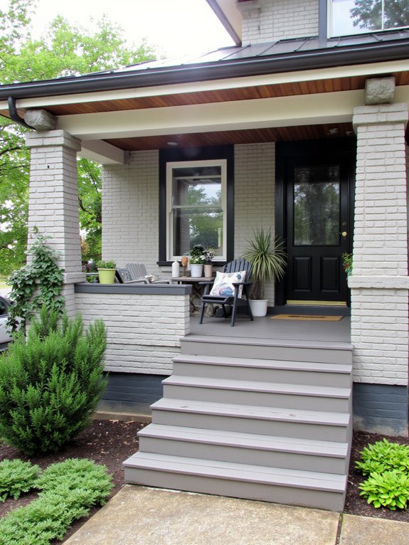 regular painted brick maintenance