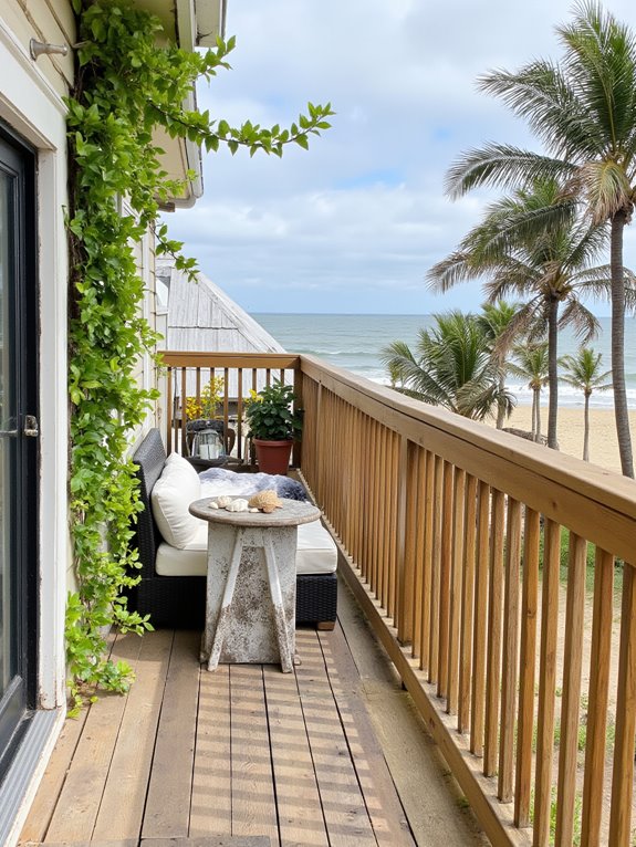 relaxation focused balcony design