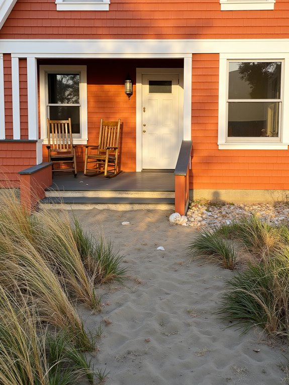 rustic beach retreat colors