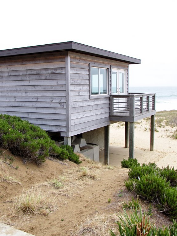 rustic charm through weathered wood