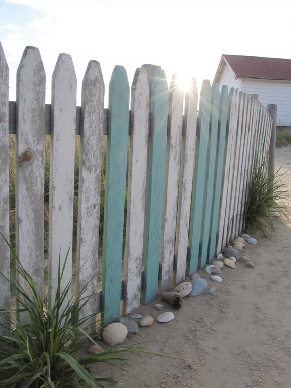 rustic coastal fencing ideas