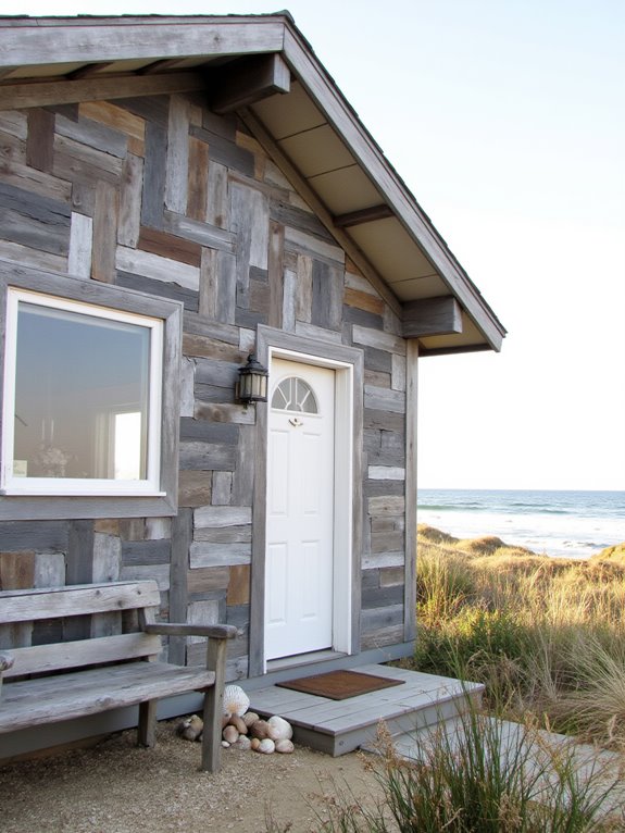 rustic driftwood siding ideas