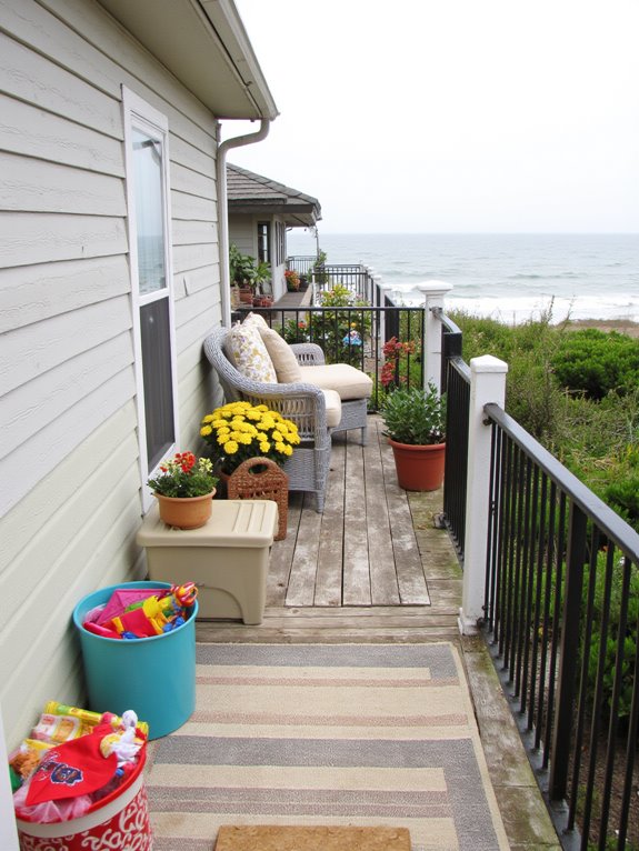 safe outdoor family space