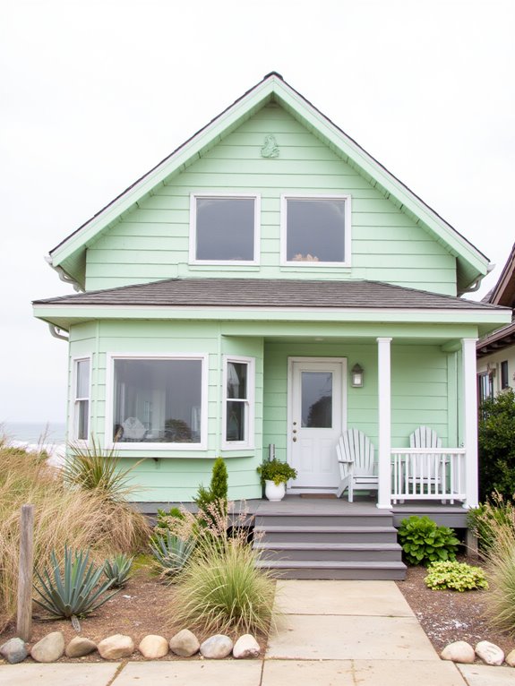 seafoam green enhances tranquility