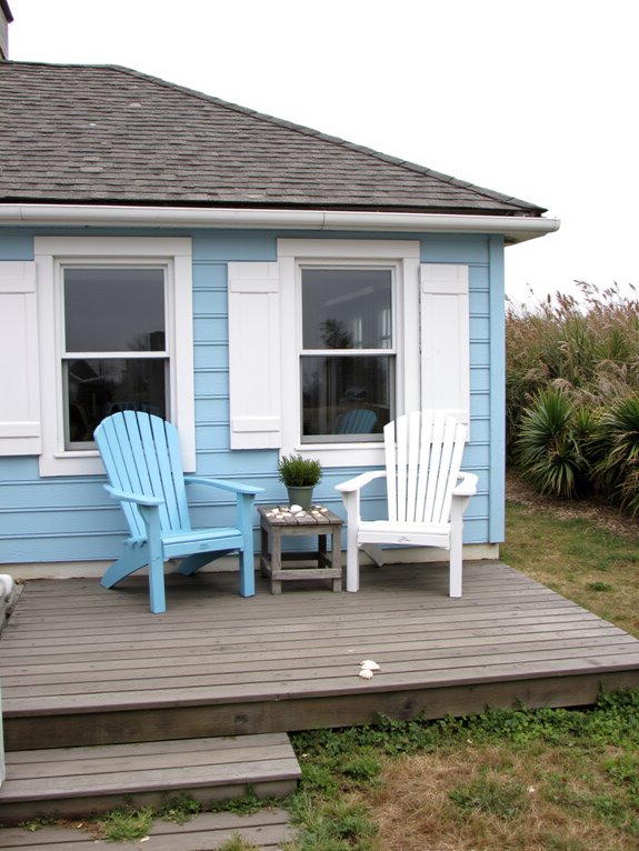 seaside charm with blue