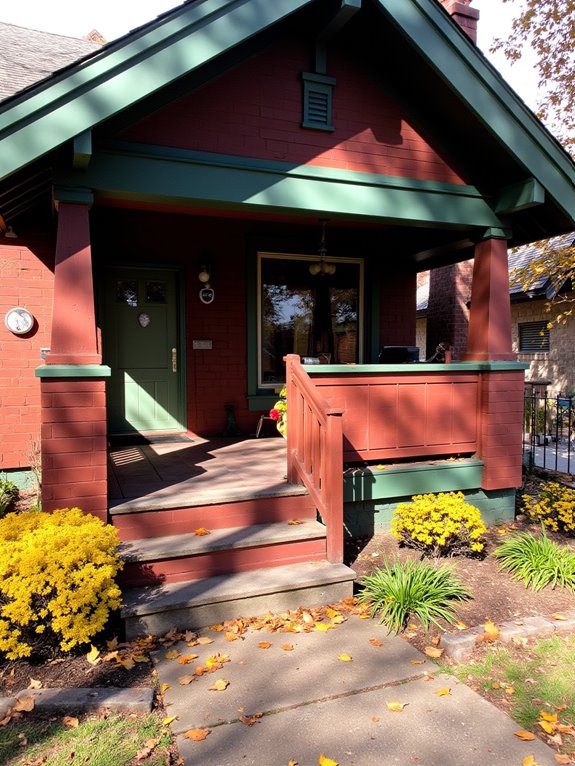 seasonal colors enhance exterior