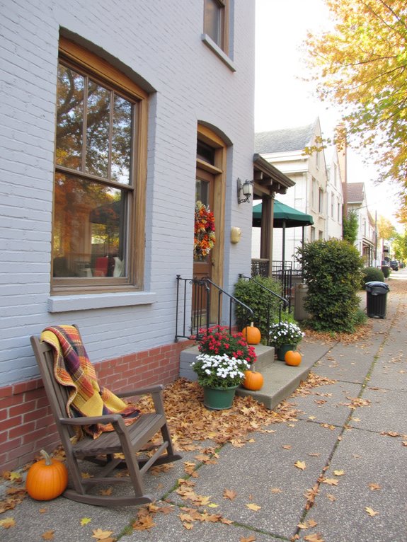 seasonal decor enhances charm