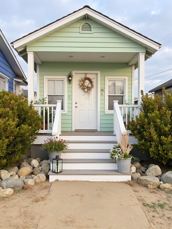 seasonal seafoam green decor