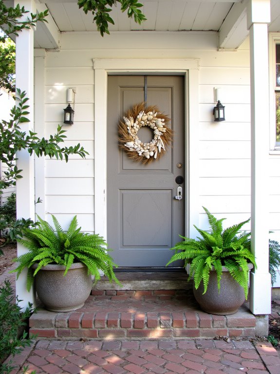 seasonal wreaths enhance charm