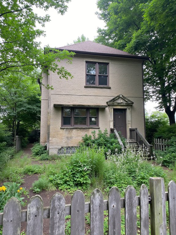 serene earthy exterior elegance