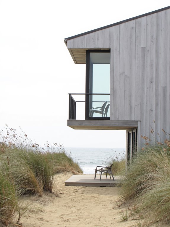 serene minimalist beach retreat