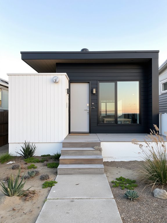 serene minimalist beach retreat