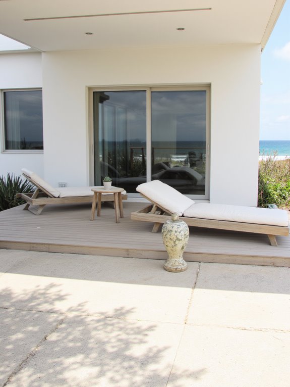 serene minimalist porch oasis